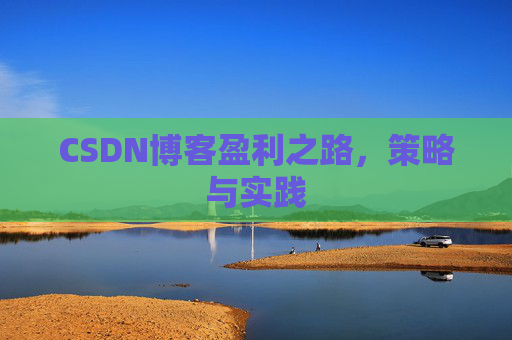 CSDN博客盈利之路，策略与实践